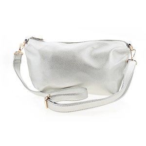 Metallic Silver Crossbody (Unbranded)